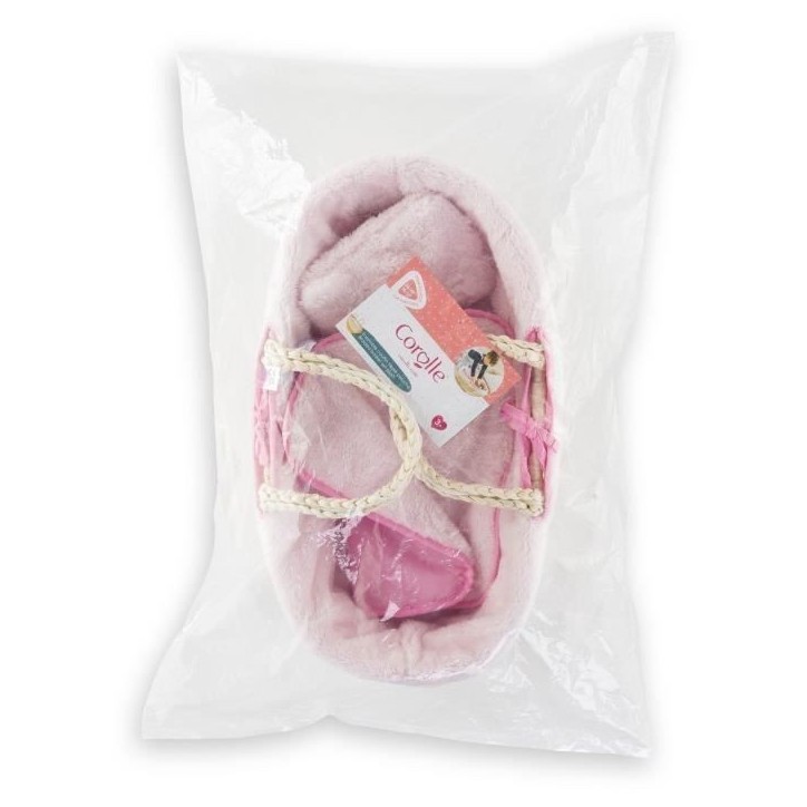 Accessoires poupons - COROLLE - Ensemble Couffin Peluche Rose - pour poupons 36 et 42 cm - des 3 ans Accessoires poupons - COROLLE - Ensemble Couffin Peluche Rose - pour poupons 36 et 42 cm - des 3 ans