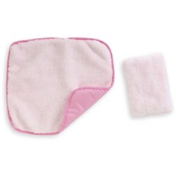 Accessoires poupons - COROLLE - Ensemble Couffin Peluche Rose - pour p