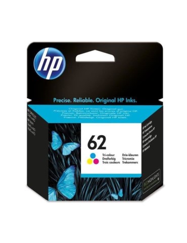 HP 62 Cartouche d'encre trois couleurs authentique (C2P06AE) pour Officejet Mobile 250, Envy 5540/5640/7640, Officejet 5740 e-Ai
