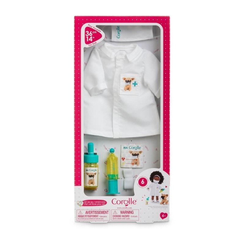 Accessoires poupée - COROLLE - Kit de Jeu Vétérinaire - Pour poupé