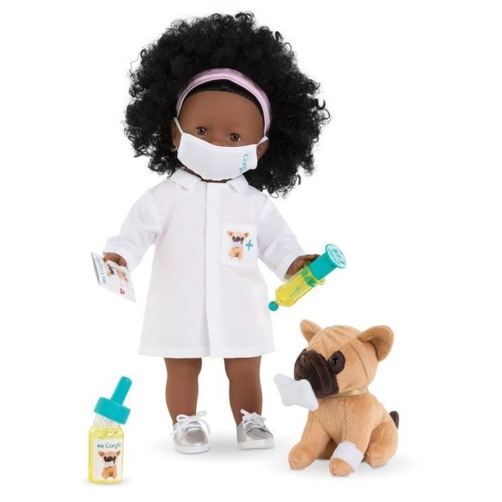 Accessoires poupée - COROLLE - Kit de Jeu Vétérinaire - Pour poupée 36 cm - 6 accessoires - Des 4 ans Accessoires poupée - COROLLE - Kit de Jeu Vétérinaire - Pour poupée 36 cm - 6 accessoires - Des 4 ans