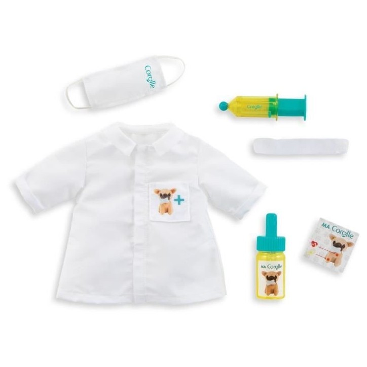Accessoires poupée - COROLLE - Kit de Jeu Vétérinaire - Pour poupée 36 cm - 6 accessoires - Des 4 ans Accessoires poupée - COROLLE - Kit de Jeu Vétérinaire - Pour poupée 36 cm - 6 accessoires - Des 4 ans