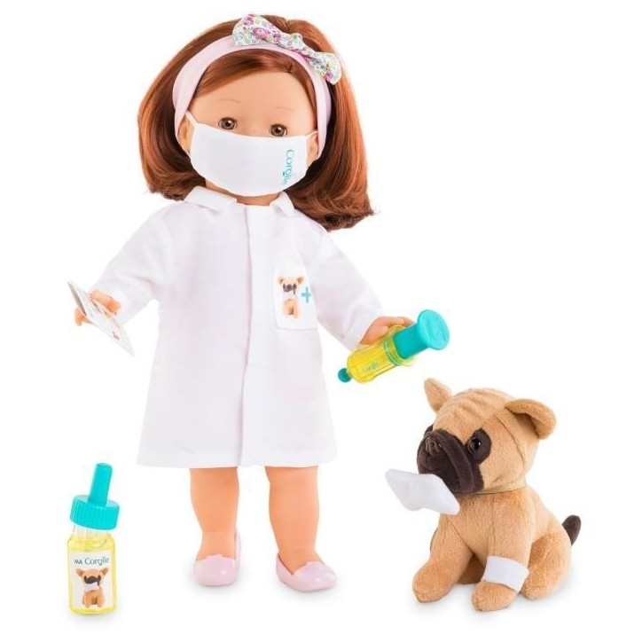 Accessoires poupée - COROLLE - Kit de Jeu Vétérinaire - Pour poupée 36 cm - 6 accessoires - Des 4 ans Accessoires poupée - COROLLE - Kit de Jeu Vétérinaire - Pour poupée 36 cm - 6 accessoires - Des 4 ans