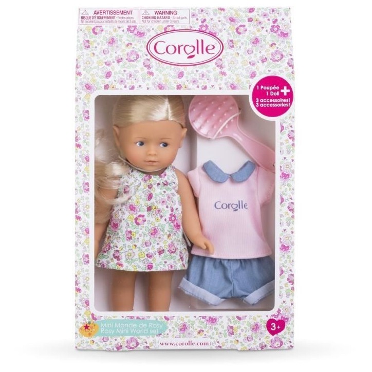Coffret poupée Mini Monde De Rosy - COROLLE - Mes Minis Corollines - Des 3 ans Coffret poupée Mini Monde De Rosy - COROLLE - Mes Minis Corollines - Des 3 ans