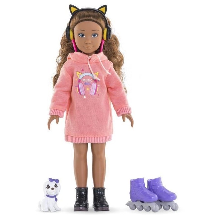 Poupée mannequin - COROLLE - Melody Music & Mode - 28 cm - 4 accessoires - des 4 ans Poupée mannequin - COROLLE - Melody Music & Mode - 28 cm - 4 accessoires - des 4 ans