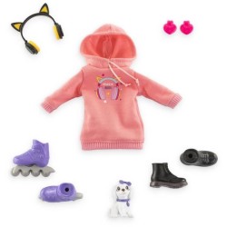 Poupée mannequin - COROLLE - Melody Music & Mode - 28 cm - 4 accessoi