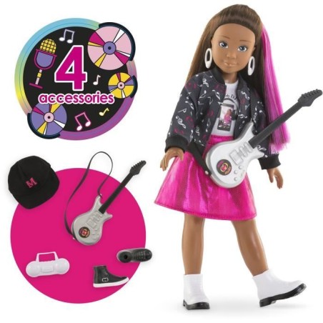 Poupée mannequin - COROLLE - Melody Music Studio - 28 cm - 4 accessoires - des 4 ans