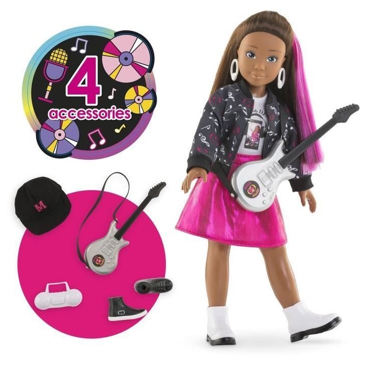Poupée mannequin - COROLLE - Melody Music Studio - 28 cm - 4 accessoires - des 4 ans Poupée mannequin - COROLLE - Melody Music Studio - 28 cm - 4 accessoires - des 4 ans