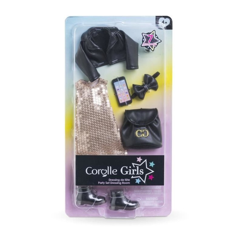Accessoires poupée - COROLLE - Dressing de fete - Pour poupée manneq Accessoires poupée - COROLLE - Dressing de fete - Pour poupée manneq