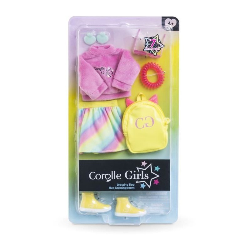 Accessoires poupée - COROLLE - Dressing fluo - Pour poupée mannequin Accessoires poupée - COROLLE - Dressing fluo - Pour poupée mannequin