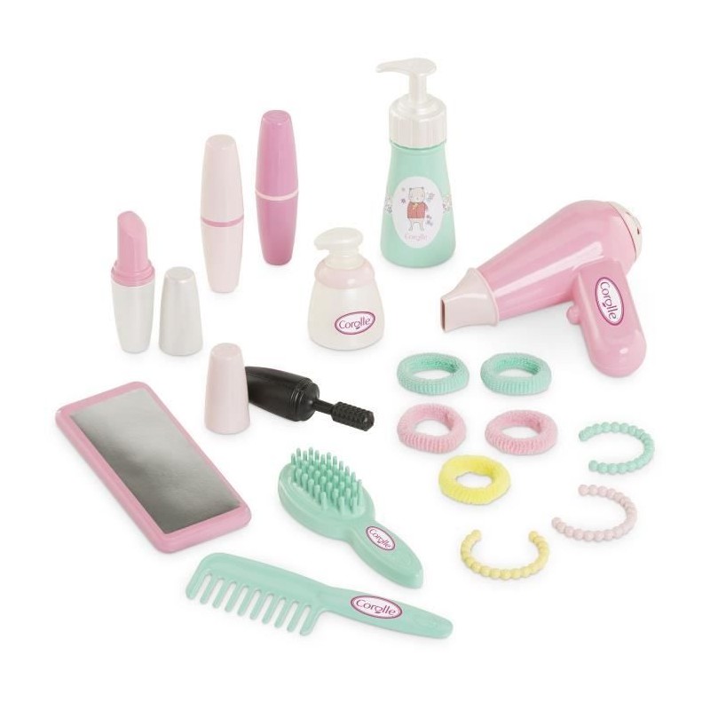 Accessoires poupons - COROLLE - Ma Valise Beauté - 20 accessoires - d Accessoires poupons - COROLLE - Ma Valise Beauté - 20 accessoires - d