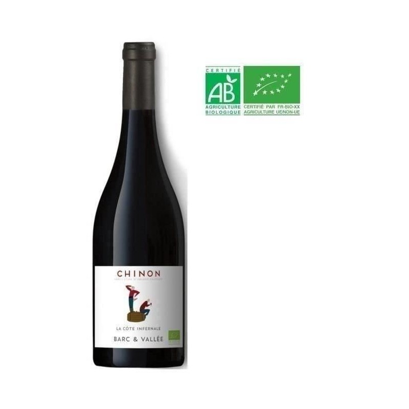 La côte infernale Chinon - Vin rouge de Loire Bio 2022 La côte infernale Chinon - Vin rouge de Loire Bio 2022