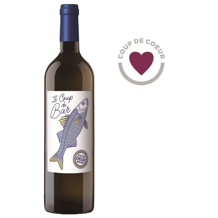 Le Coup de Bar Entre Deux Mers - Vin blanc de Bordeaux 2024