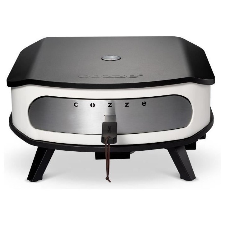 Four a pizza gaz - COZZE - 17 - 90426 - 60,5 x 60,5 x 30,5 cm - Pierre tournante - Thermometre intégré et porte Four a pizza gaz - COZZE - 17 - 90426 - 60,5 x 60,5 x 30,5 cm - Pierre tournante - Thermometre intégré et porte
