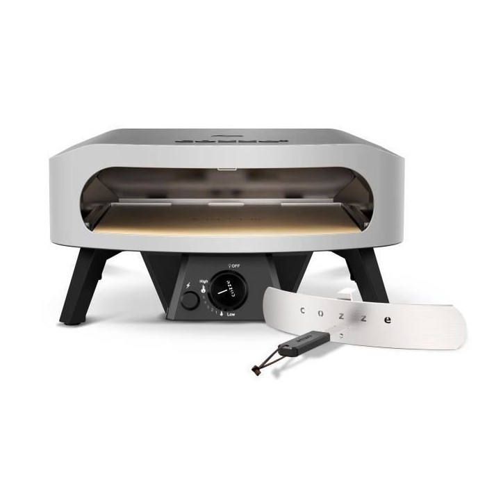 Four a pizza gaz - COZZE - 17 - 90432 - 8 KW - 60,5 x 60,5 x 30,5 cm - Jusqu'a 450°C - Thermometre inclus Four a pizza gaz - COZZE - 17 - 90432 - 8 KW - 60,5 x 60,5 x 30,5 cm - Jusqu'a 450°C - Thermometre inclus