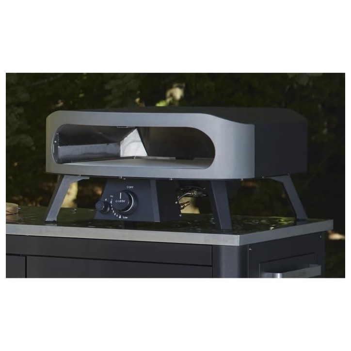 Four a pizza gaz - COZZE - 17 - 90432 - 8 KW - 60,5 x 60,5 x 30,5 cm - Jusqu'a 450°C - Thermometre inclus Four a pizza gaz - COZZE - 17 - 90432 - 8 KW - 60,5 x 60,5 x 30,5 cm - Jusqu'a 450°C - Thermometre inclus