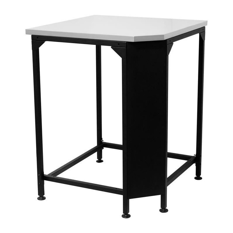 Table d'angle - COZZE - 90531 - L705 x P600 x H900 mm - Plan de travai Table d'angle - COZZE - 90531 - L705 x P600 x H900 mm - Plan de travai