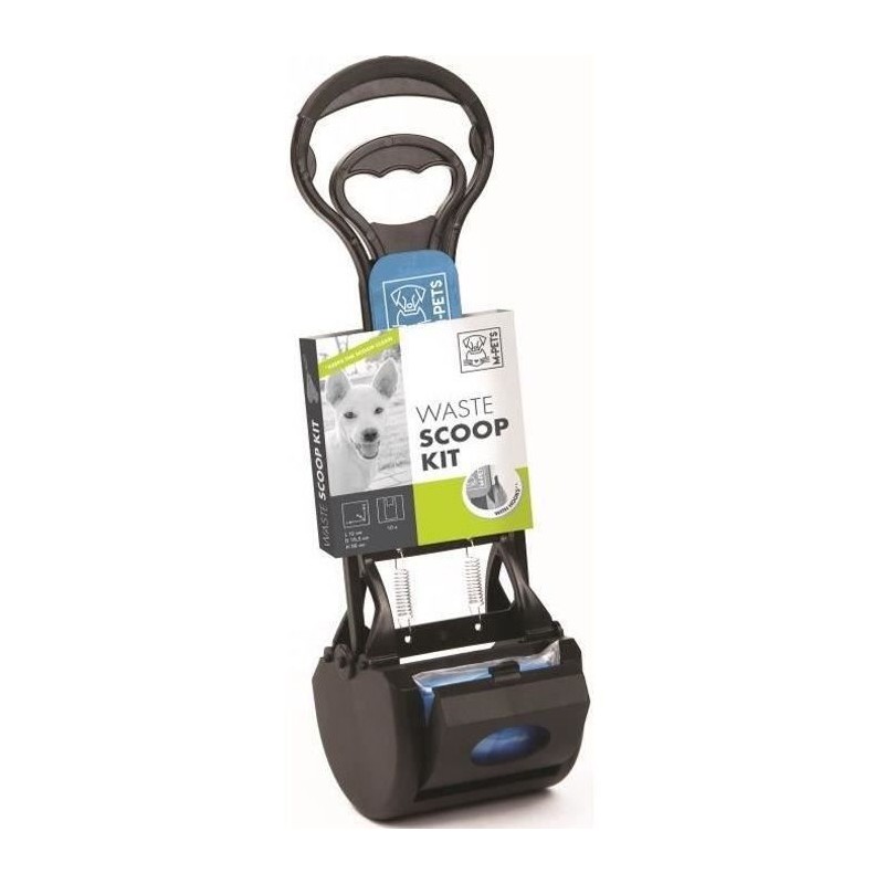 M-PETS Kit pelle a déjection Waste Scoop Kit - 38x12x10,5cm - Noir et M-PETS Kit pelle a déjection Waste Scoop Kit - 38x12x10,5cm - Noir et