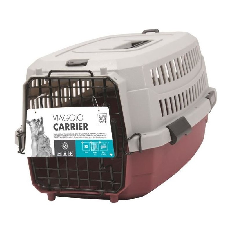M-PETS Caisse de transport Viaggio Carrier S - 58,4x38,7x33cm - Bordea M-PETS Caisse de transport Viaggio Carrier S - 58,4x38,7x33cm - Bordea