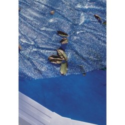 GRE - Bâche été a bulles pour piscine ovale de 5,00m x 3,00 m - Ép