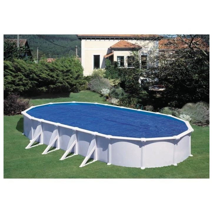 GRE - Bâche été a bulles pour piscine ovale de 5,00m x 3,00 m - Épaisseur 0,18mm GRE - Bâche été a bulles pour piscine ovale de 5,00m x 3,00 m - Épaisseur 0,18mm