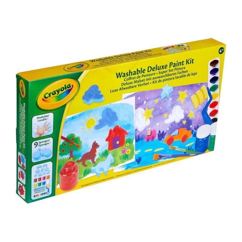 Créatif - CRAYOLA - Mon Coffret de Peinture - Peintures variées non Créatif - CRAYOLA - Mon Coffret de Peinture - Peintures variées non