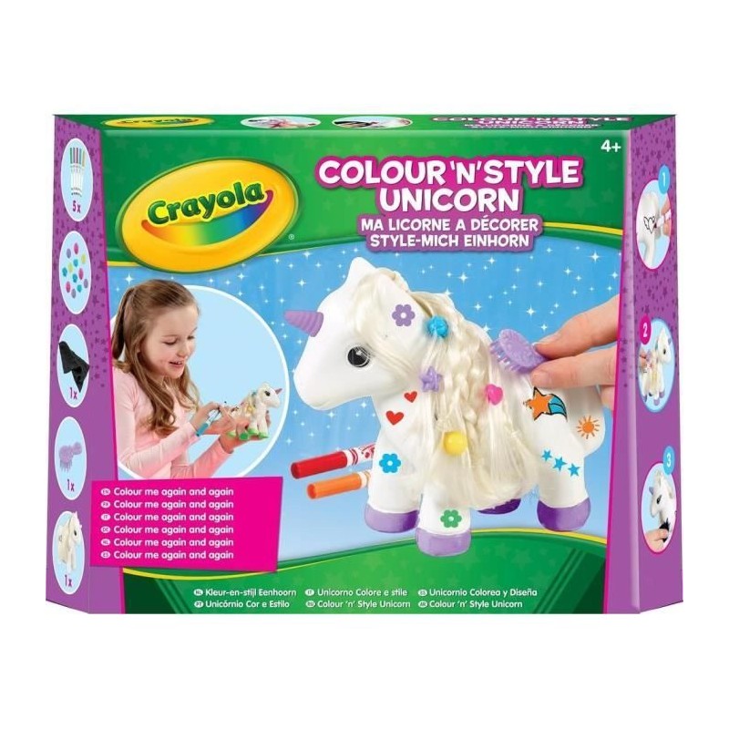 Crayola - Ma licorne a décorer - Fille - Multicolore - A partir de 4