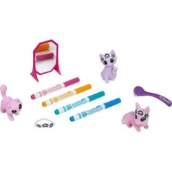 Coloriage - CRAYOLA - Washimals Pastel Princess Pets - Animaux pastels