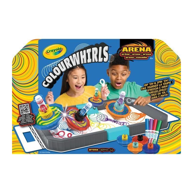 Colourwhirls Battle Arena - Jeu créatif - CRAYOLA - Jusqu'a 4 personn Colourwhirls Battle Arena - Jeu créatif - CRAYOLA - Jusqu'a 4 personn