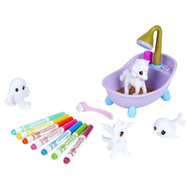 Crayola - Washimals Animaux fantastiques - Coffret de coloriage lavable pour enfants des 3 ans Crayola - Washimals Animaux fantastiques - Coffret de coloriage lavable pour enfants des 3 ans