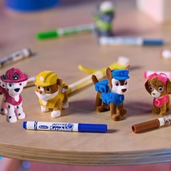 Washimals - Mes animaux a colorier - CRAYOLA - 4 animaux Pat'Patrouill