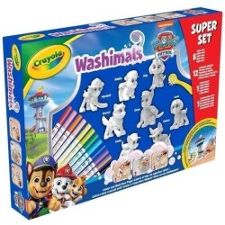Washimals - Mes animaux a colorier - CRAYOLA - Super Set 8 animaux Pat