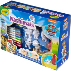 Washimals - Mes animaux a colorier - CRAYOLA - 5 animaux Pat'Patrouill