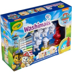 Washimals - Mes animaux a colorier - CRAYOLA - 5 animaux Pat'Patrouill