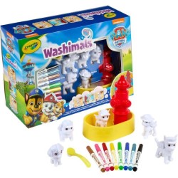 Washimals - Mes animaux a colorier - CRAYOLA - 5 animaux Pat'Patrouill