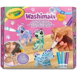 Jeu créatif - Crayola - Washimals - 3 animaux pastel - Pour enfants a