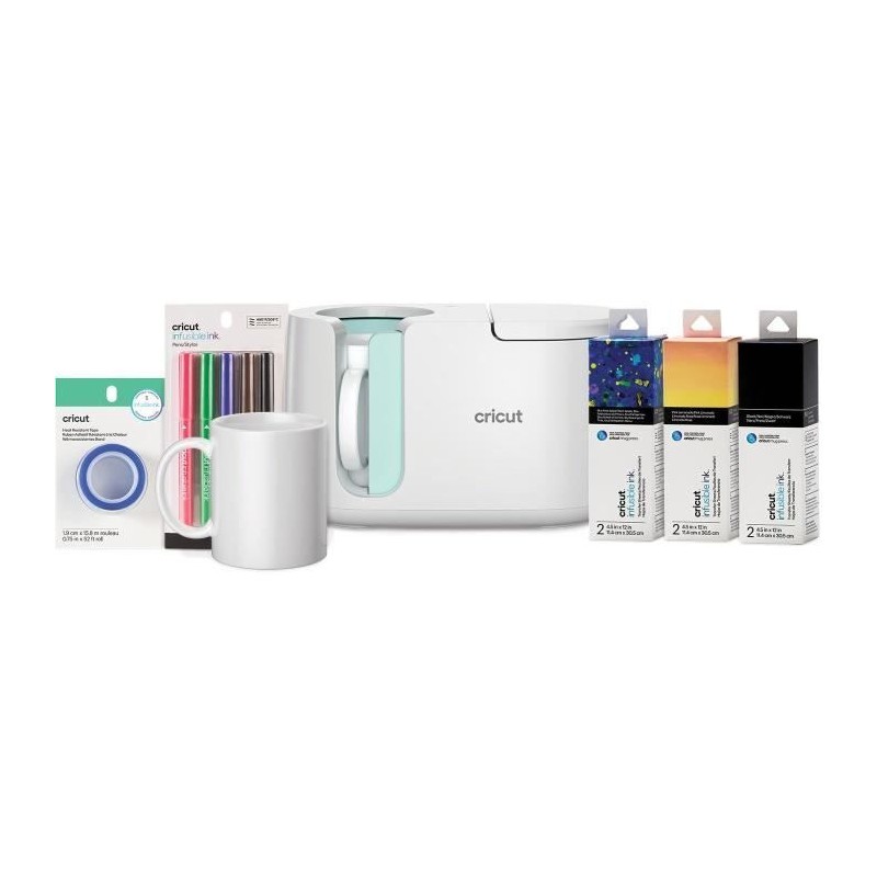 Coffret de démarrage - CRICUT - MugPress - Blanc Coffret de démarrage - CRICUT - MugPress - Blanc