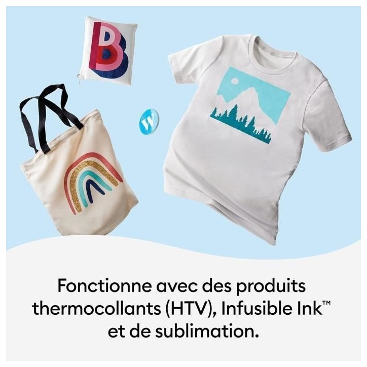 Presse a chaud - CRICUT - EasyPress 3 - Bleu - Plaque chauffante de 23 x 23 cm Presse a chaud - CRICUT - EasyPress 3 - Bleu - Plaque chauffante de 23 x 23 cm