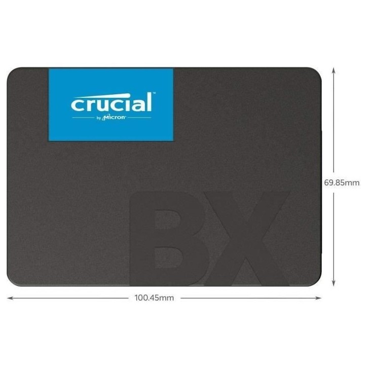 CRUCIAL - Disque SSD Interne - BX500 - 1To - 2,5 pouces (CT1000BX500SSD1) CRUCIAL - Disque SSD Interne - BX500 - 1To - 2,5 pouces (CT1000BX500SSD1)