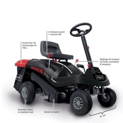 TONDEUSE AUTOPORTEE – RIDER THERMIQUE – MR196-61 – 61cm – 196C