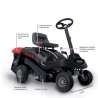 TONDEUSE AUTOPORTEE – RIDER THERMIQUE – MR196-61 – 61cm – 196C