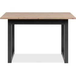 Table extensible Denver 80B - 120-160 x 75 x 80 cm - Décor chene arti