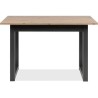 Table extensible Denver 80B - 120-160 x 75 x 80 cm - Décor chene arti