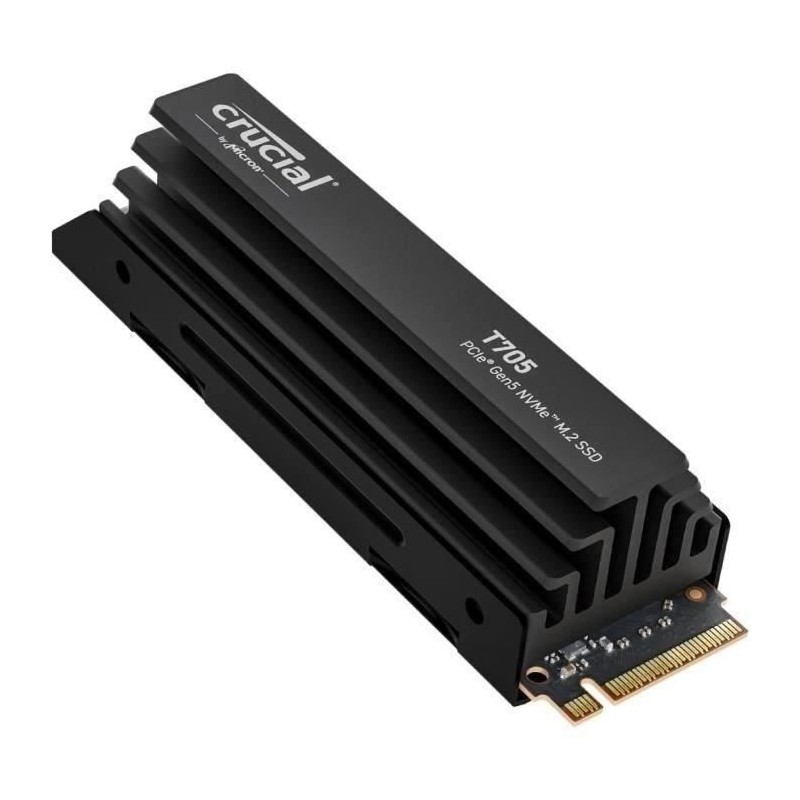 SSD Interne Gaming avec Dissipateur Premium - CRUCIAL - T705 SSD 4To P