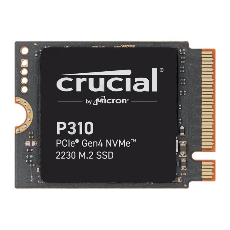 Disque SSD Interne - CRUCIAL - P310 2To PCIe Gen4 2230 NVMe M.2 SSD (C Disque SSD Interne - CRUCIAL - P310 2To PCIe Gen4 2230 NVMe M.2 SSD (C