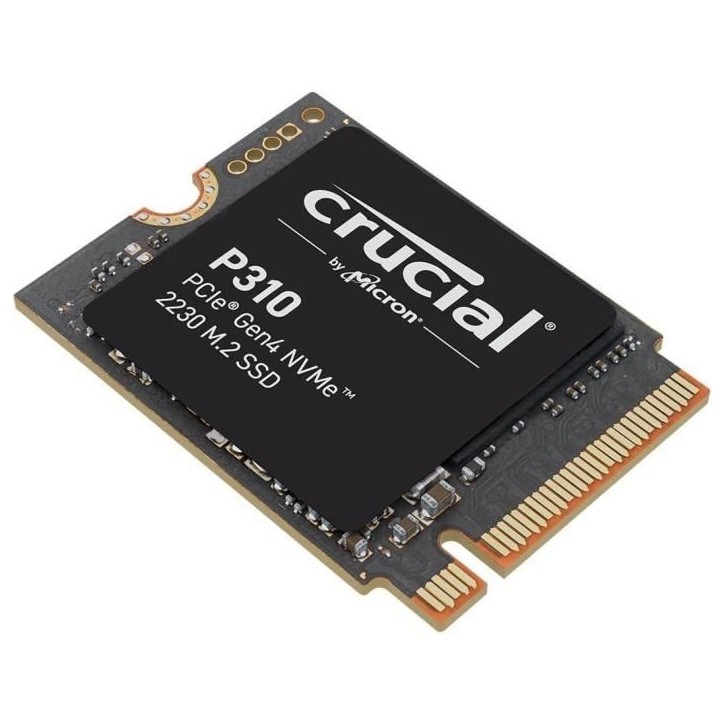 Disque SSD Interne - CRUCIAL - P310 2To PCIe Gen4 2230 NVMe M.2 SSD (CT2000P310SSD2) Disque SSD Interne - CRUCIAL - P310 2To PCIe Gen4 2230 NVMe M.2 SSD (CT2000P310SSD2)