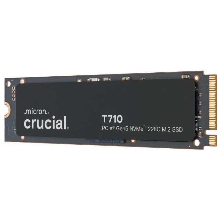CRUCIAL - SSD interne - T710 - 4 To - PCIe Gen5 NVMe M.2 CRUCIAL - SSD interne - T710 - 4 To - PCIe Gen5 NVMe M.2