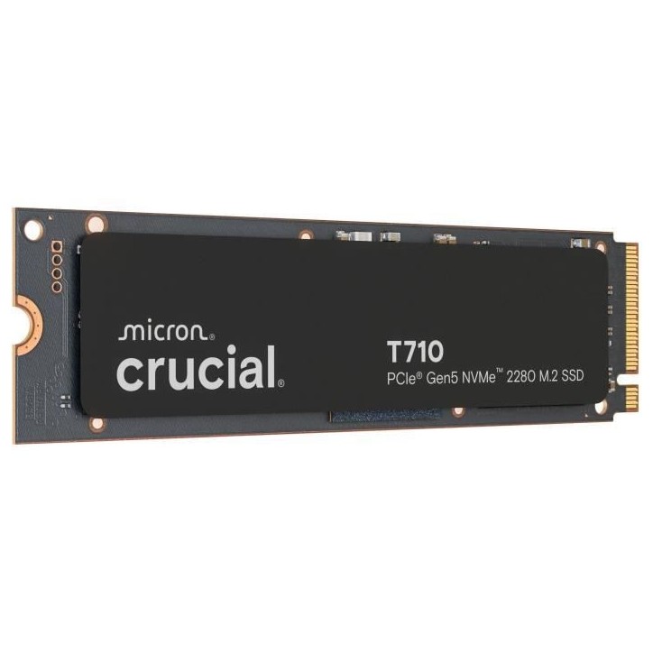 CRUCIAL - SSD interne - T710 - 4 To - PCIe Gen5 NVMe M.2 CRUCIAL - SSD interne - T710 - 4 To - PCIe Gen5 NVMe M.2