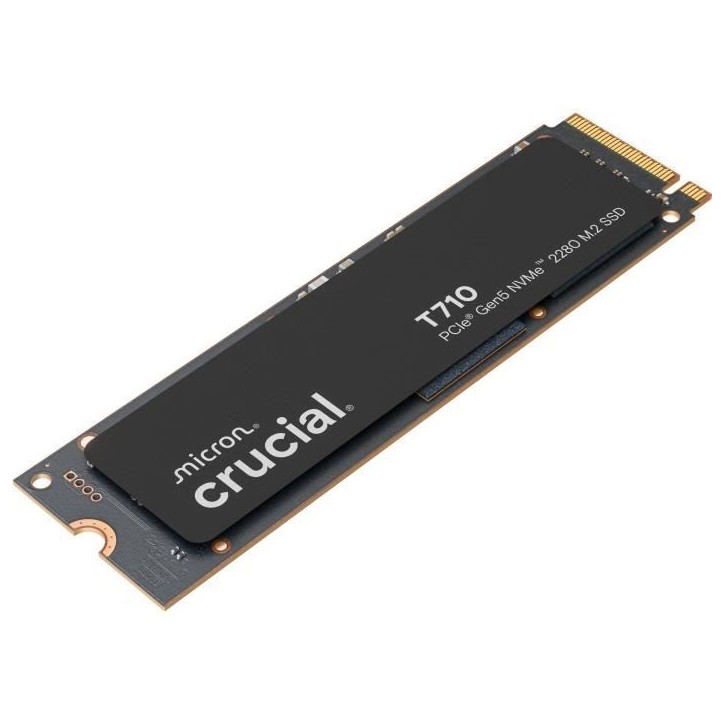 CRUCIAL - SSD interne - T710 - 4 To - PCIe Gen5 NVMe M.2 CRUCIAL - SSD interne - T710 - 4 To - PCIe Gen5 NVMe M.2