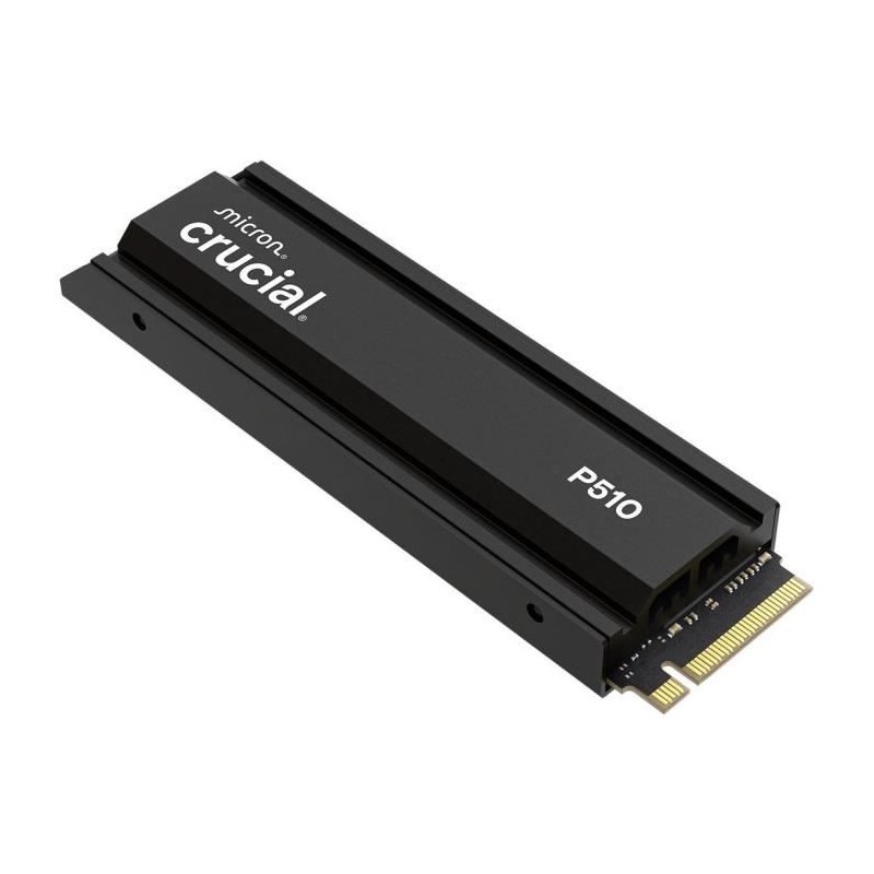 CRUCIAL - P510 - SSD interne - 2 To - PCIe Gen4 NVMe M.2 - Avec d CRUCIAL - P510 - SSD interne - 2 To - PCIe Gen4 NVMe M.2 - Avec d